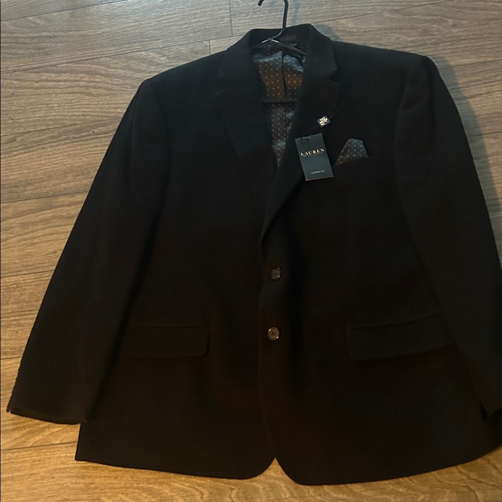 Polo by Ralph Lauren Classic Wool Black Blazer